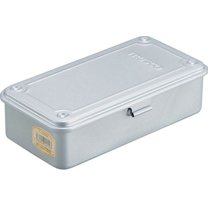 トラスコ中山 トランク型工具箱 203×109×56 シルバー FC133DP-3287971-イメージ1