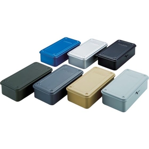 トラスコ中山 トランク型工具箱 203×109×56 シルバー FC133DP-3287971-イメージ2