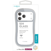 MSソリューションズ iPhone 17 Pro Max用耐傷・耐衝撃ハイブリッドケース 「ViAMO freely」 ライトグレー LN-IL25VMFLGY