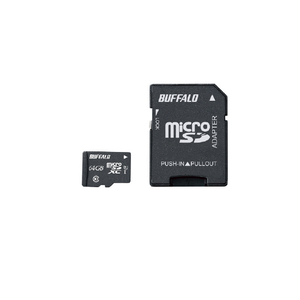BUFFALO microSDHCカード(64GB) オリジナル RMSDE-064GU1A-イメージ1