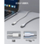 VOLTME PowerLink Rugg USB-C & USB-C ケーブル 3A(編込み) グレー C2165-イメージ5