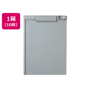 セキセイ クリップボード A4タテ 短辺とじ グレー 10枚 1箱(10枚) F859244-SSS-3056P-62-イメージ1