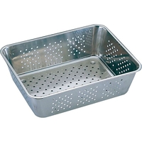 三宝産業 18-8野菜水切バット 15枚取 15枚取296×231mm89mm FCL0131-032610005