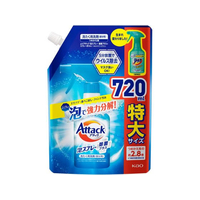 KAO アタック泡スプレー 除菌プラス つめかえ用スパウト 720ml FCC6848