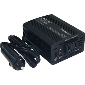 カシムラ DC／ACインバーター 150W+USB-A／USB-C FCK624D-KD262-イメージ1