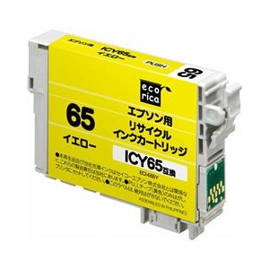 エコリカ リサイクルインクカートリッジ ECI-E65Y エコリカ リサイクルインクカートリッジ ECI-E65Y