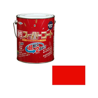 アサヒペン 油性スーパーコート 1.6L 赤 FC362NV