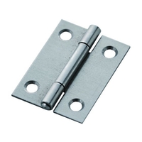 トラスコ中山 TRUSCO スチール製薄口普通蝶番 生地仕上 全長31.5mm 10個 FC899EP-2335999