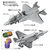 ハセガワ 1/72 F-35ライトニングII (B型) “U．S．マリーン” E46F35ﾗｲﾄﾆﾝｸﾞ2BｶﾞﾀUSﾏﾘ-ﾝ-イメージ10