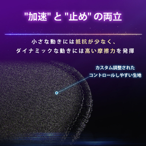 SONY ゲーミングマウスパット INZONE Mat-F Fnatic Edition グラフィカルブラックオレン※Fnaticコラボモデル MPD-F900ZQ-イメージ5