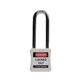 IFAM/ロックアウト用南京錠 スチール製シャックル ツル長 白 0 44666 FC284VC-3857047