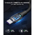 VOLTME PowerLink Rugg USB-C & USB-C ケーブル 5A(編込み) ブラック C2166-イメージ4