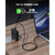 VOLTME PowerLink Rugg USB-C & USB-C ケーブル 5A(編込み) ブラック C2166-イメージ5
