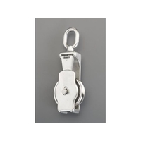 エスコ リング付滑車 ロープ用 ステンレス製 102.0mm FCZ0308-EA987SP-14