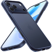 TORRAS iPhone17 Pro Max用 複合素材PC+TPUケース TORRAS GUARDIAN ミドナイトブルー X00FX2891