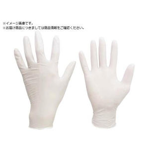 ミドリ安全 ニトリル使い捨て手袋 粉付 白 LL 100枚入 FCD365E-8291060-イメージ1