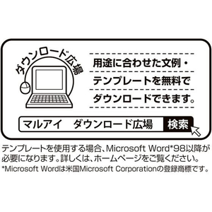 マルアイ IJ式辞用紙 A4サイズ 奉書風 FCD968F-GP-ｼｼA4-イメージ6