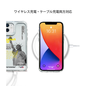 Dparks iPhone 12/12 Pro用スピリットPLUS クリアケース LANDMARK-USA DS20576I12P-イメージ19