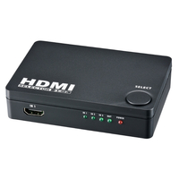 オーム電機 HDMIセレクター 3ポート ブラック AV-S03S-K