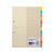 コクヨ カラー仕切カード(ファイル用) A4タテ 12山 2穴 5組 F832555-ｼｷ-100N-イメージ1
