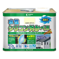 カンペハピオ 水性シリコン外かべ用 ミルキーホワイト 7L FCB788M