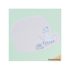 ヒサゴ ピタふせん L トコロコムギ ティータイムにゃんこ FCB579G-UTN316-イメージ2