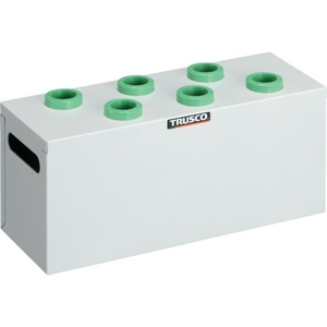 トラスコ中山 TRUSCO ツーリングケース NT・BT兼用 30用ホルダー6個 W色 BT･NT306個ホワイト FC796GZ-3930190-イメージ1