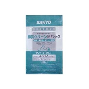パナソニック 掃除機紙パック 廃棄クリーンタイプ 5枚入り SC-P16-イメージ1