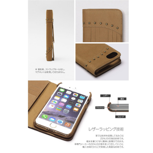 ZENUS iPhone SE(第3世代)/SE(第2世代)/8/7用Fringe Diary Z44577I7-イメージ7