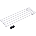 アイリスオーヤマ 伸縮棚アダプター付き 75～120cm ホワイト FCJ828V-H-J-NST75R