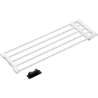 アイリスオーヤマ 伸縮棚アダプター付き 75～120cm ホワイト FCJ828V-H-J-NST75R