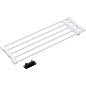 アイリスオーヤマ 伸縮棚アダプター付き 75～120cm ホワイト FCJ828V-H-J-NST75R-イメージ1