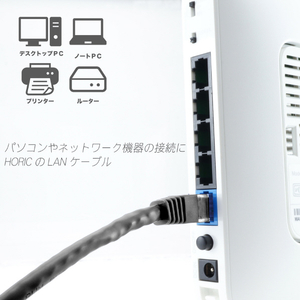 ホーリック LANケーブル UTP カテゴリー 6A(0．5m) LC05-577RB-イメージ5
