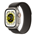 Apple Apple Watch Ultra(GPS + Cellularモデル)- 49mm チタニウムケースとブラック/グレイトレイルループ - M/L MQFX3J/A