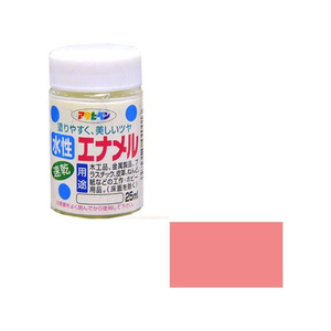 アサヒペン 水性エナメル 25ml コスモスピンク FC627PJ-イメージ1