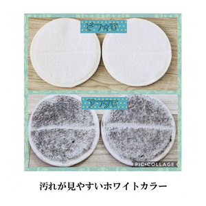 シー・シー・ピー コードレス回転モップクリーナー交換用モップパッド(2枚入り) ホワイト EX-3898-00-イメージ5