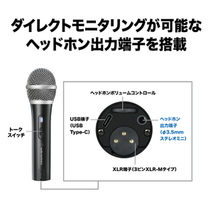 オーディオテクニカ USB/XLR マイクロホン ATR2100X-USB(J)-イメージ15