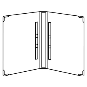 ライオン事務器 スプリングファイル(ダブルとじ具) A4タテ 紺 F833062-107-15-イメージ2