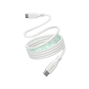 エレコム まとまるマグネットケーブル(USB Type-C - USB Type-C/なめらか) 1m ホワイト MPA-CCTMGS10WH-イメージ1
