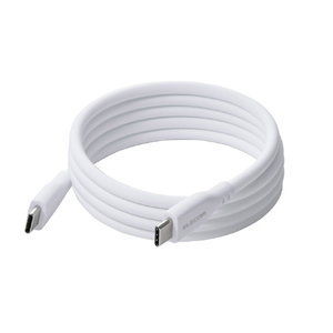 エレコム まとまるマグネットケーブル(USB Type-C - USB Type-C/なめらか) 1m ホワイト MPA-CCTMGS10WH-イメージ2