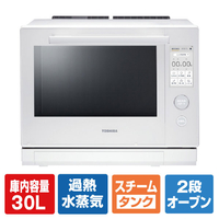 東芝 過熱水蒸気オーブンレンジ 石窯ドーム グランホワイト ER-D7000B(W)