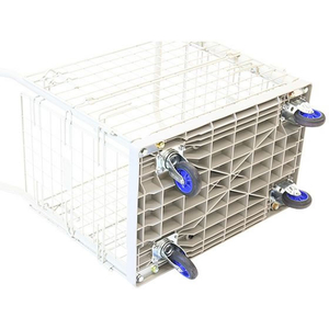 浅香工業 金象 プラ キャリーラック 金網付L 小 FCB522H-#183554-イメージ4