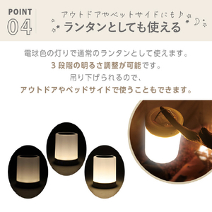 ライソン ワイヤレスランタンスピーカー KAASP-030I-イメージ12