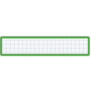 コクヨ マグネット見出し カード寸法19x105mm 緑 10個 FC03218-ﾏｸ-411G-イメージ1