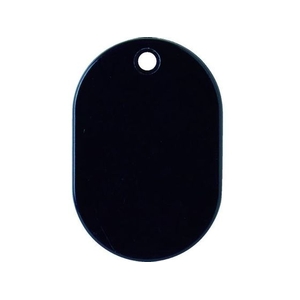 トラスコ中山 小判札 小 45×30mm 5枚入 黒 4530ブラック32.5 FC336GA-1144954-イメージ1