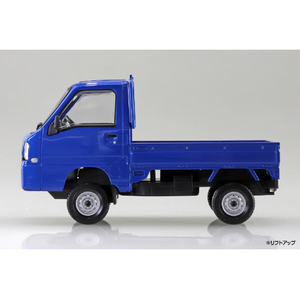 アオシマ 1/32 楽プラ スナップキット No．5-WB スバル サンバー トラック(WRブルーリミテッド) Aﾗｸﾌﾟﾗ05WBｻﾝﾊﾞ-ﾄﾗﾂｸWRﾌﾞﾙ--イメージ4