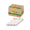 3M ポスト・イット ふせんハーフ 再生紙 エコノパック 75×12.5mm 4色（色帯） 20冊 F803236-5601-R