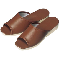 江部松商事 EBM/スリッパ 白厚底 前開き S-306 L ブラウン(013) FC022LW-7623900