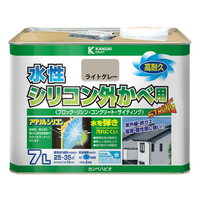 カンペハピオ 水性シリコン外かべ用 ライトグレー 7L FCB790M