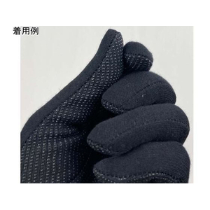 ウインセス 礼装用手袋 黒 綿 ホック 滑り止め付き LL 1袋(12双入) 5001H-BK-LL-12P FCK370A-69-4693-10-イメージ6
